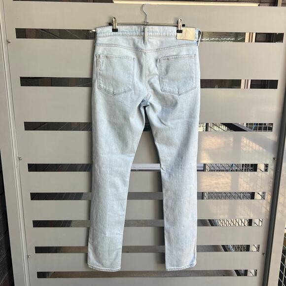 PAIGE Men's Lennox Slim in Bobby Destructed Light Blue Size 32 - Picture 3 of 8
